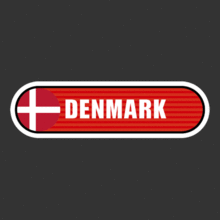 [Bar 국기] 덴마크[Digital Print 스티커]
