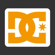 [스키/보드] DC - Orange[Digital Print 스티커]