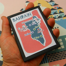 액자형 지도 중동 바레인 마그넷 [ 사진 아래 ] ▼▼▼더 예쁜 [ 바레인 ] 마그넷 구경하세요....^^*